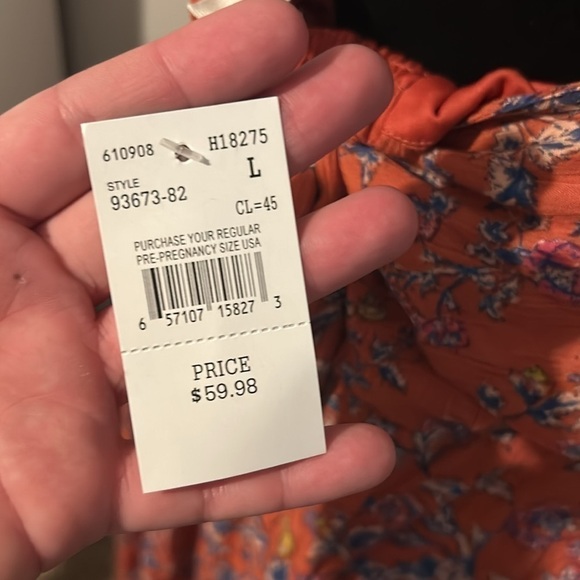 NWT Jessica Simpson Maternity dress Large F - Picture 6 of 9